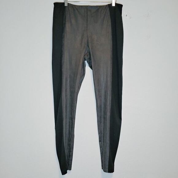 Soft Surroundings Pants - Soft Surroundings Brighton Faux Suede Knit Ankle Legging Sz L